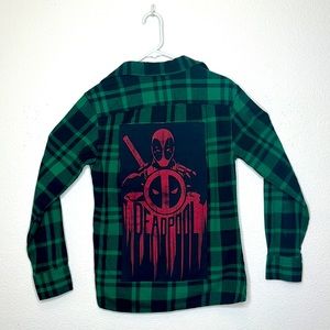 Deadpool Graphic flannel